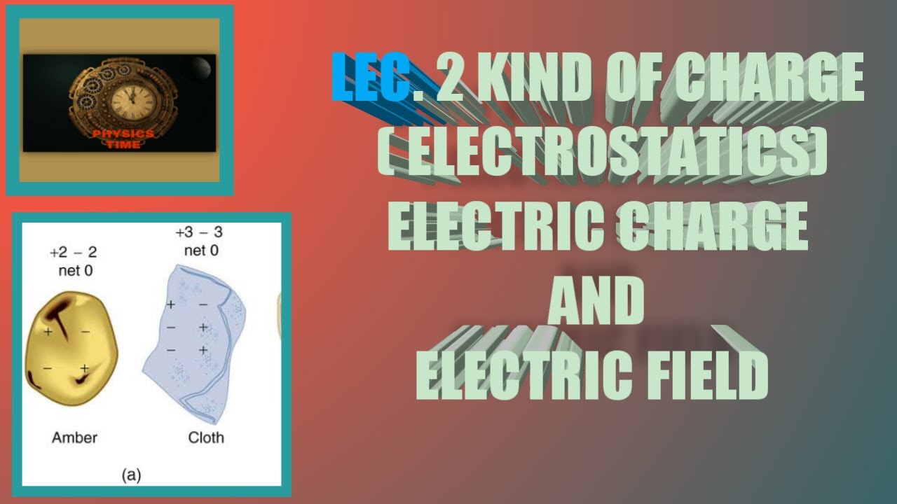 Lecture  2 (ELECTROSTATICS) Electric charge and electric field. kind of charge positive and negative