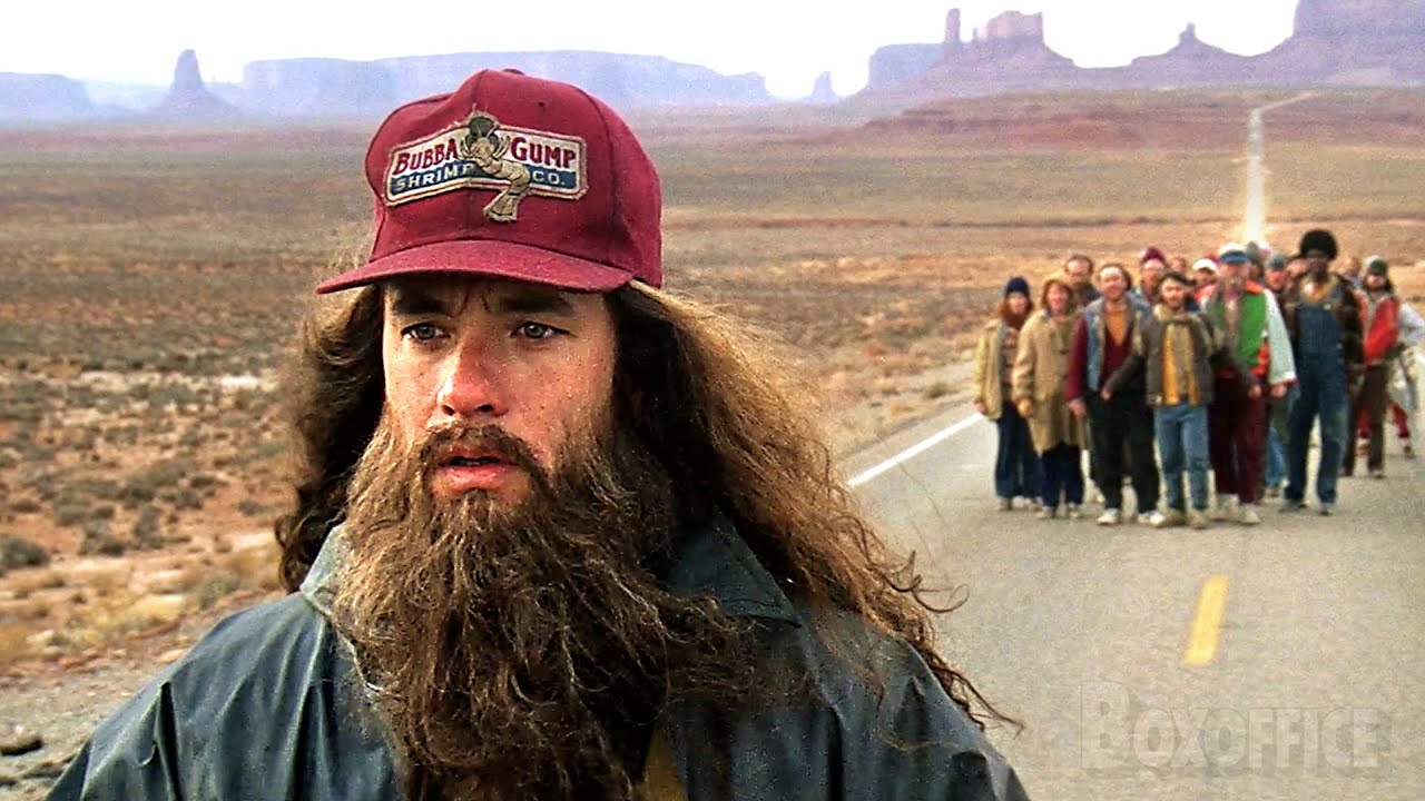 Forrest Gump runs across America for 1170 days and 16 hours 