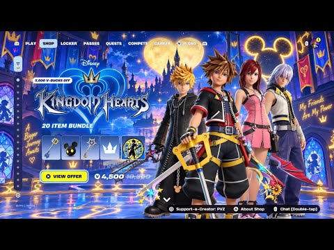 KINGDOM HEARTS IS HERE?! Fortnite Item Shop [September 17th, 2026]