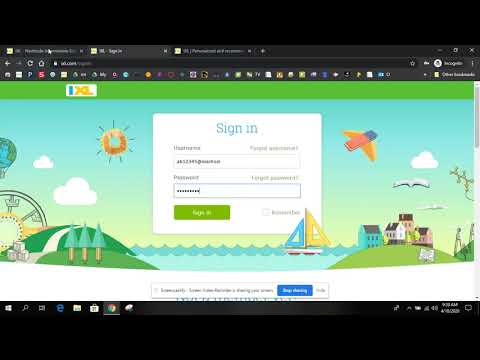 iXL Log In How To