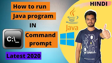 how to run java program in cmd in hindi | compile java program | helloworld in java | java program