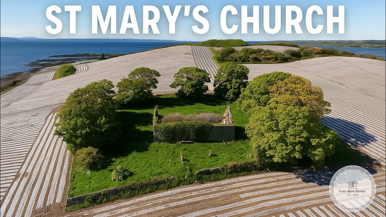 Abandoned Church Ruins in Northern Ireland | St Mary’s Ardkeen (Drone Footage in 4K)