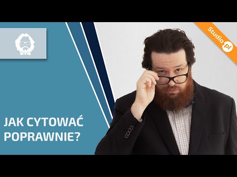 Wideo: Jak Wstawiać Cytaty