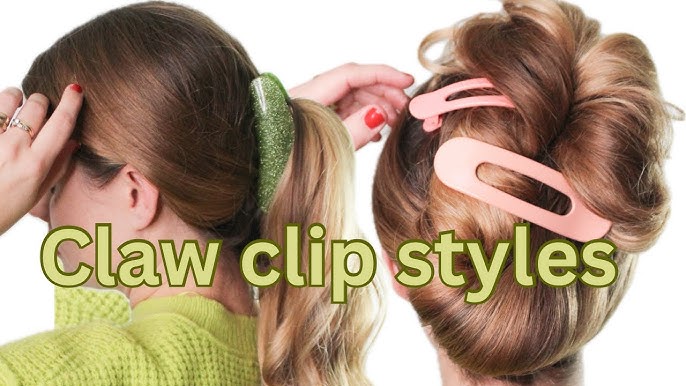 4 TRENDY CLAW CLIP HAIRSTYLES YOU'RE GOING TO LOVE! Short, Medium, and Long  Hairstyles 