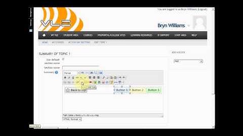 Add a navigation bar to a Moodle course