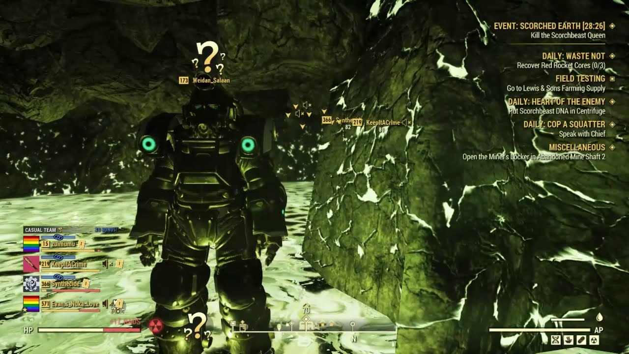 Fallout 76: Stuck Beneath Fissure Site Prime