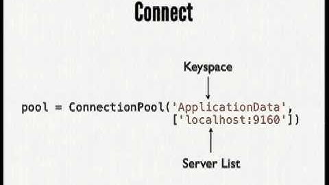 Apache Cassandra and Python