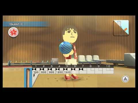Most Normal Wii Sports Resort 100 Pin Bowling be like