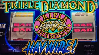 Old School Classic Triple Diamond Haywire 3 Reel Slot screenshot 3