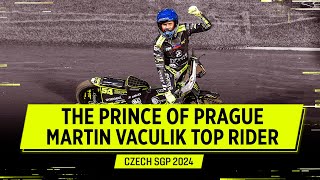 The Prince of Prague Vaculik Top Rider #CzechSGP 2024 | FIM Speedway Grand Prix
