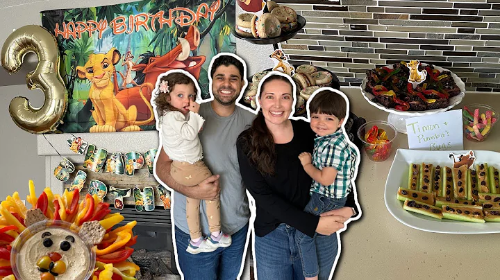BIRTHDAY PARTY PREP || Lion King Themed Birthday for my 3 Year Old!