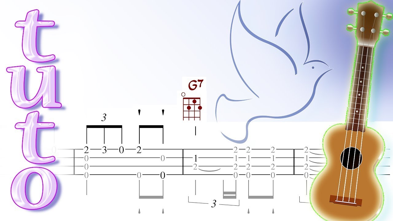 La Paloma { tuto ukulélé instrumental / fingerstyle / tabs } YouTube