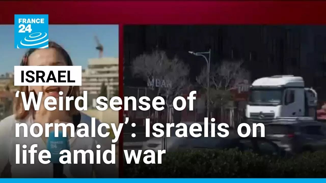 ‘Weird sense of normalcy’: Israelis adapt to daily life during war • FRANCE 24 English