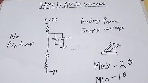 AVDD Voltage full Explain | Panel AVDD Voltage