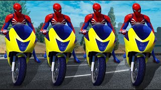 Spiderman Motorcycles Challenge Racing Moto Bikes Amazing Spiderman - GT V #2 screenshot 4