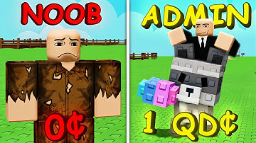 $0 To $1 QUADRILLION Using ADMIN In Grow A Garden 🍅 (MEMES)