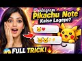Instagram Pikachu Note Kaise Lagaye ⚡ (Full Tutorial 2026)