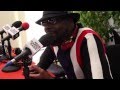 Wyclef Jean Backstage At The AMAs