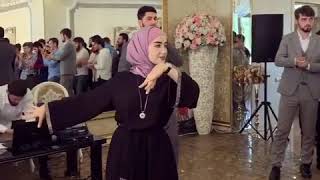 Beautiful chechen girl wedding dance
