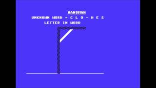 75 Spill Data-Tronic - Hangman (Commodore 64)
