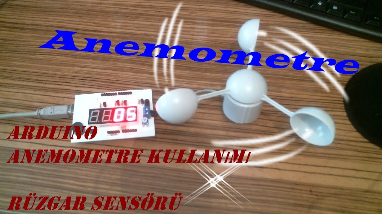 Sinometer Ruzgar Arduino Rüzgar Sensörü #Anemometre - YouTube