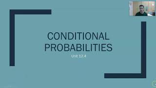 Math 2, 12.4 Conditional Probabilities