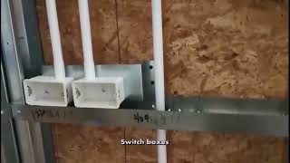 The details of the electrical system of prefab house