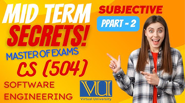 CS504 Software Engineering Midterm preparation Part 2 ||CS504 important Topics for midterm||