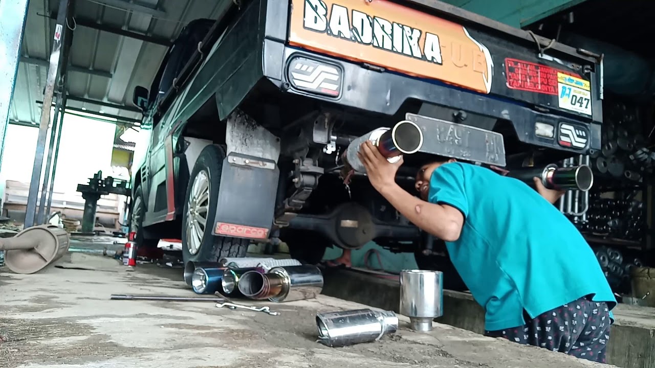 T120, Ss , ganti knalpot full set,  suara mirip harley