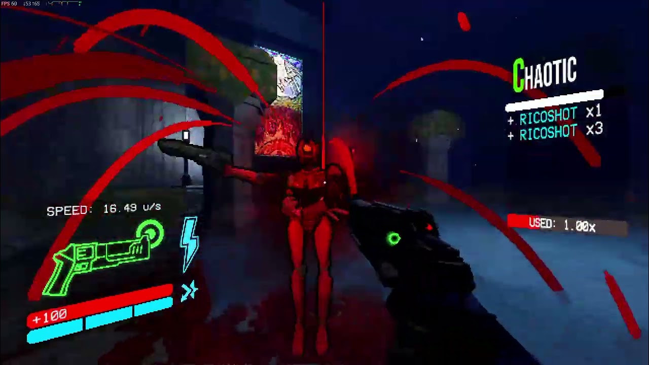 Absolutely WHOOPING V2 | ULTRAKILL 1-4 40 second P-Rank speedrun