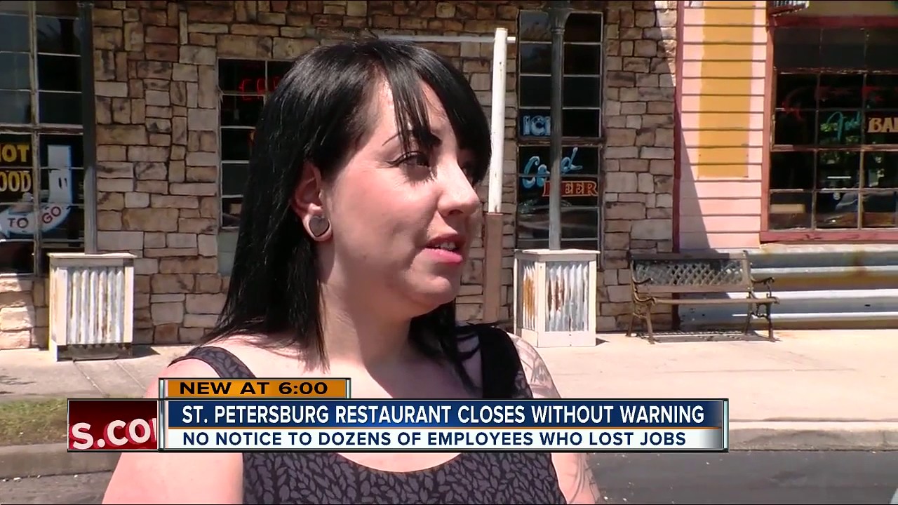 St pete restaurant closes without warning youtube