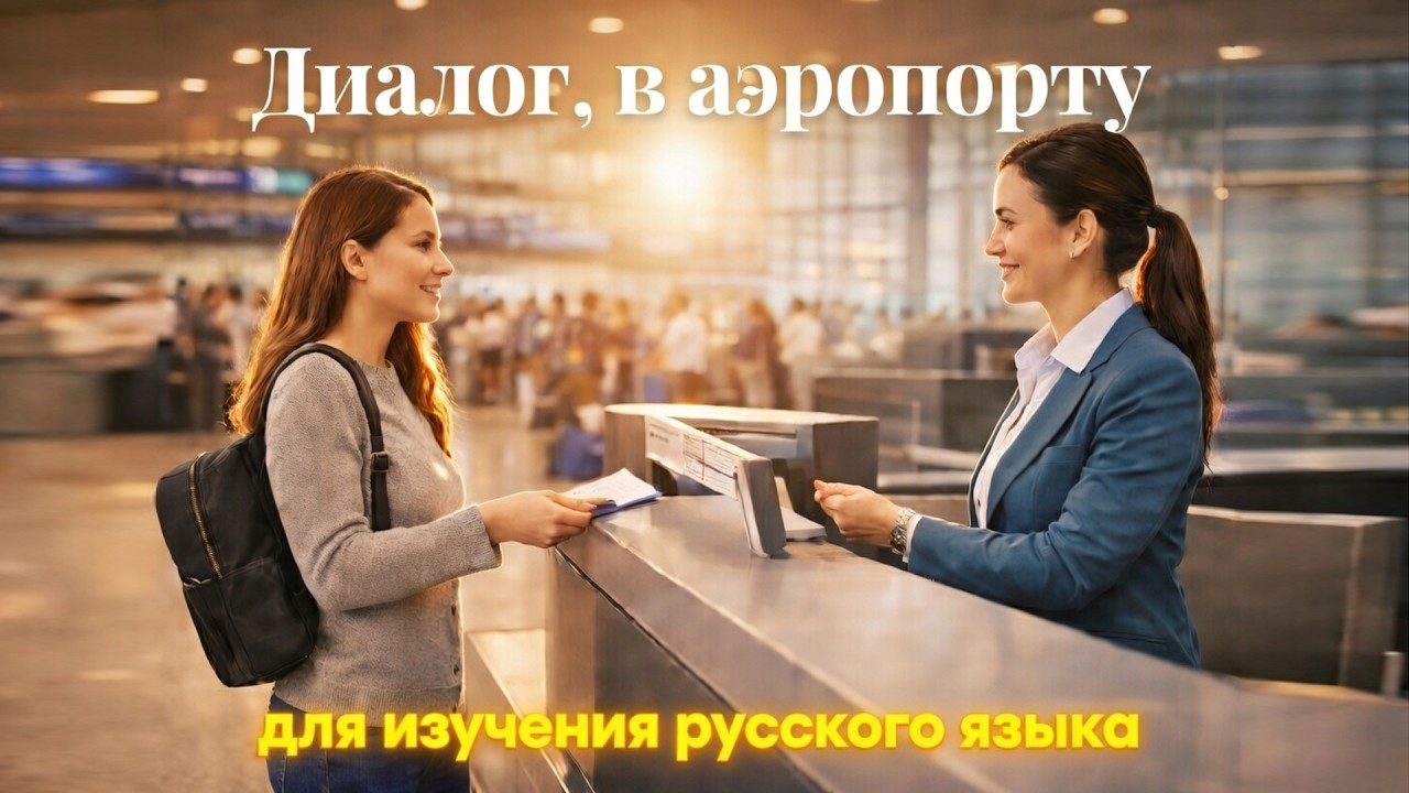 01_✈  Đối thoại / Ở sân bay / В аэропорту / Hỏi đáp / Học tiếng Nga