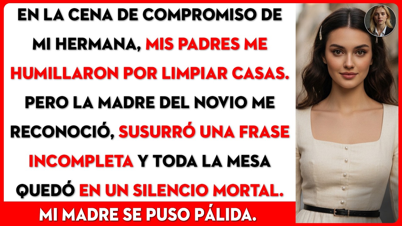 Mis padres dijeron en la boda que limpio casas, pero el novio reveló mi gran verdad.