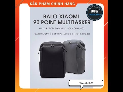 Video Balo Xiaomi 90 Point Multitasker - Đựng vừa Laptop... - youtube