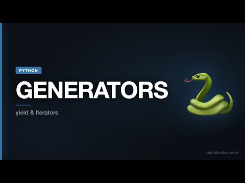 Python Tutorial #13: Python Generators & Iterators — Lazy Data Processing