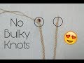 How To Begin And End A Hemp Necklace With Minimal Knotting | Professionally Finish A Hemp Piece