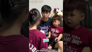 Dad thought he knew how to take care of the baby! 😂👶🍼 #shorts #funny #comedy