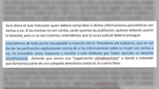 Manos Limpias dice que el juez debe comprobar si los datos de su denuncia 'son ciertos o no'