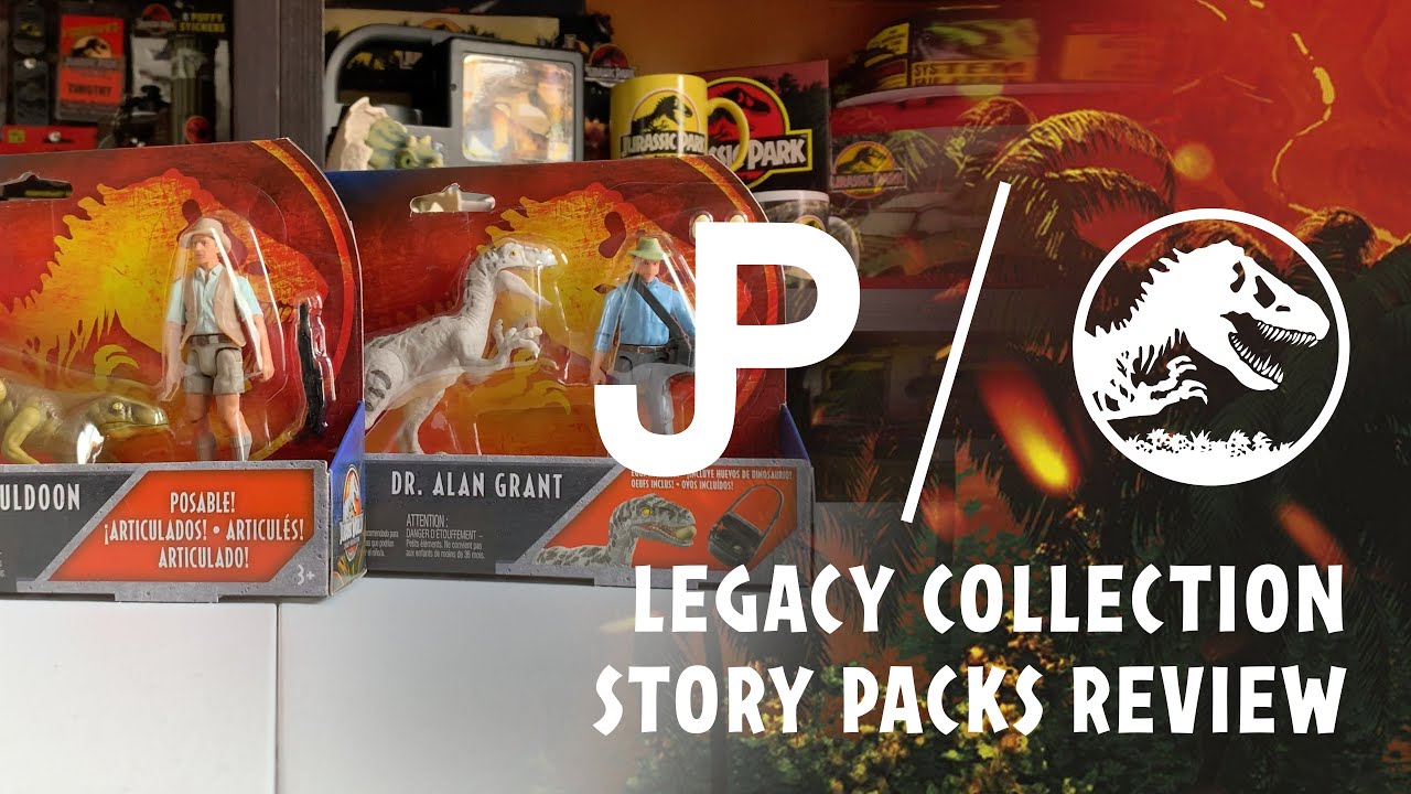 Rare Jurassic World Toy Review 4K Legacy Collection Story Pack by