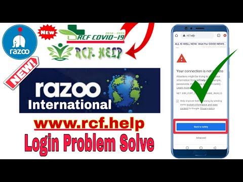 Razoo International Login Problem Solve | Rcfhelp login Problem Solve |  Razoo new website