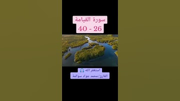 سورة القيامة 26-40: القارئ/محمد جواد سوالمة