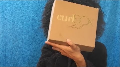 DECEMBER 2016 CURLBOX NATURAL