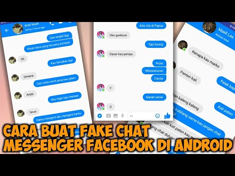 Cara Membuat Chat Messenger  Palsu (Fake Chat Messenger) di Android