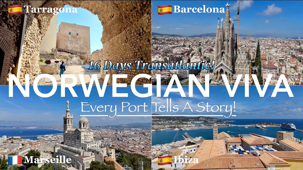 Norwegian Viva 16 Days Transatlantic Cruise to Europe! Places with  Free Entry and Paid tickets!