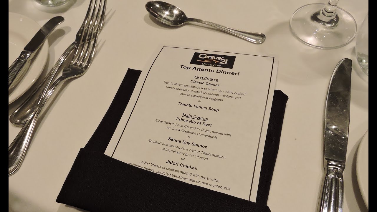 Century 21 Discovery Top Agent Dinner 2016