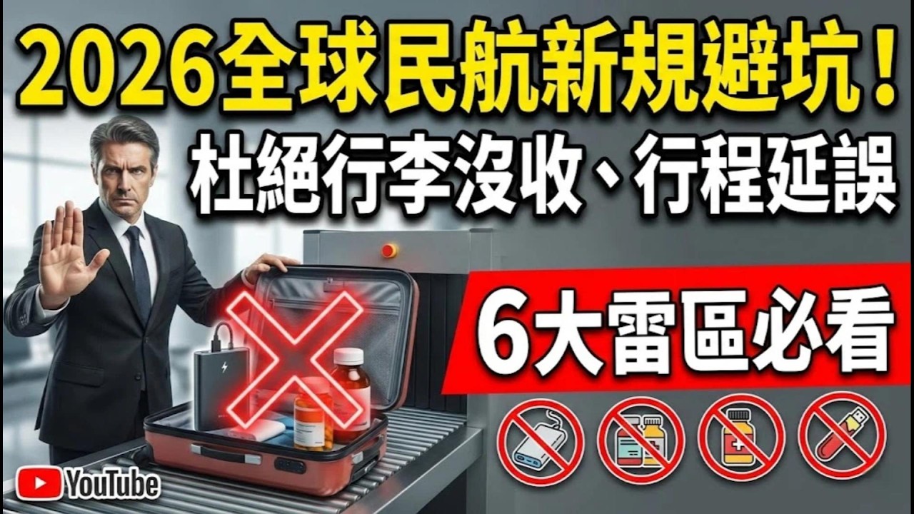 警惕！2026民航管控收紧，电子烟、智能箱违规必罚，出行前速查合规指南