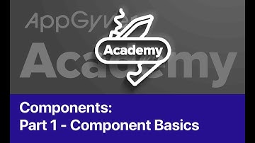 No-code Academy: Components, The Basics (Part 1)