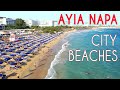 All Ayia Napa CITY BEACHES | Drone Review | Cyprus
