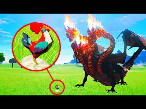 Huhn gegen Griock | Mythen in Zelda Tears of the Kingdom TotK