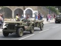 Dfil vhicules anciens  old cars parade wwii  dunkerque
